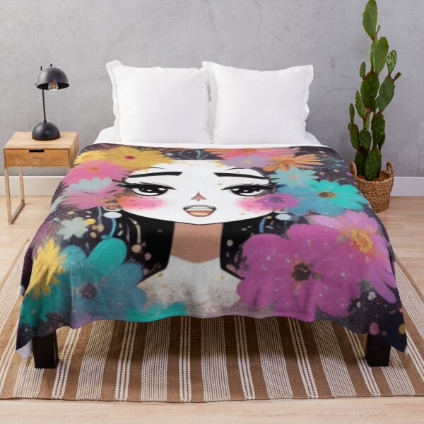 Item preview, Floral anime designed and sold by Roxburylane.