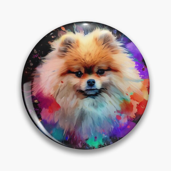 Item preview, Pomeranian Splash Art designed and sold by The Digital Compass.