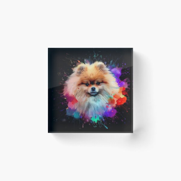 Item preview, Pomeranian Splash Art designed and sold by The Digital Compass.