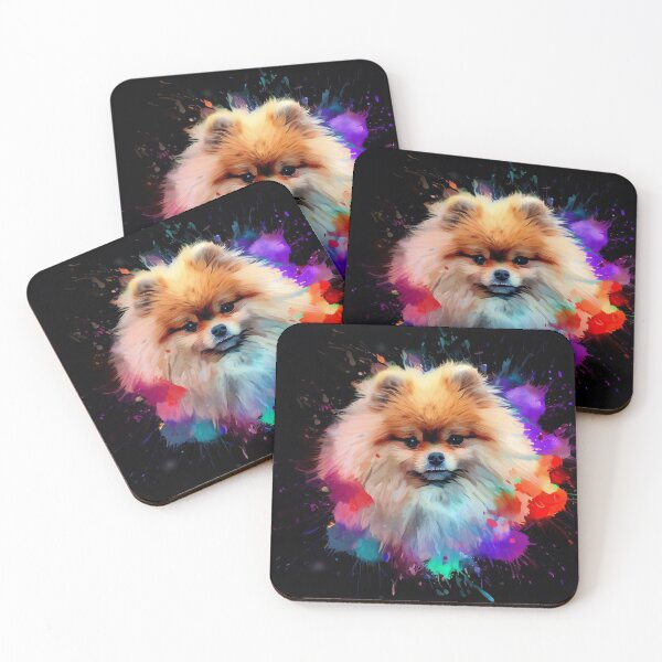 Item preview, Pomeranian Splash Art designed and sold by The Digital Compass.