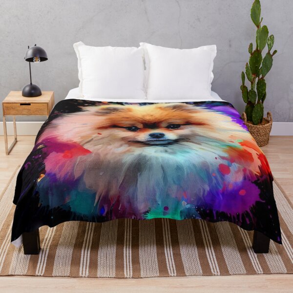 Item preview, Pomeranian Splash Art designed and sold by The Digital Compass.