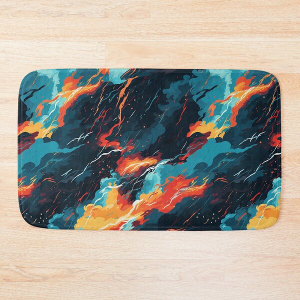 Item preview, Thunder Inspired Minimalist Art designed and sold by NatureArtDecor.