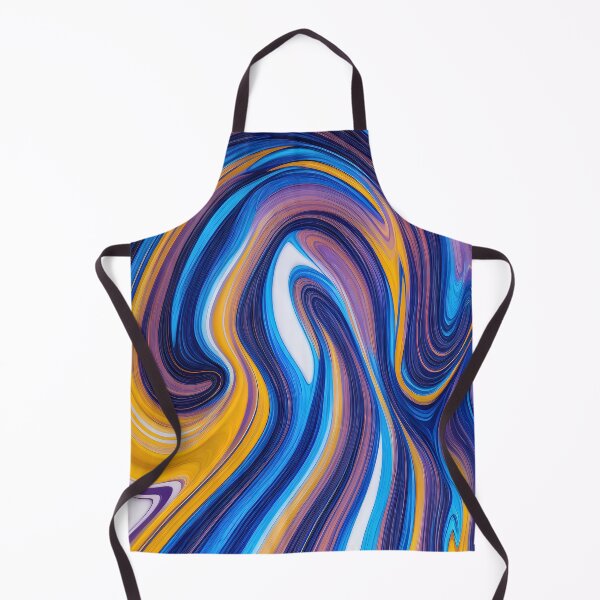Item preview, Abstract 07 - Enchanted Swirls - Yellow Blue Purple designed and sold by Artekinium.