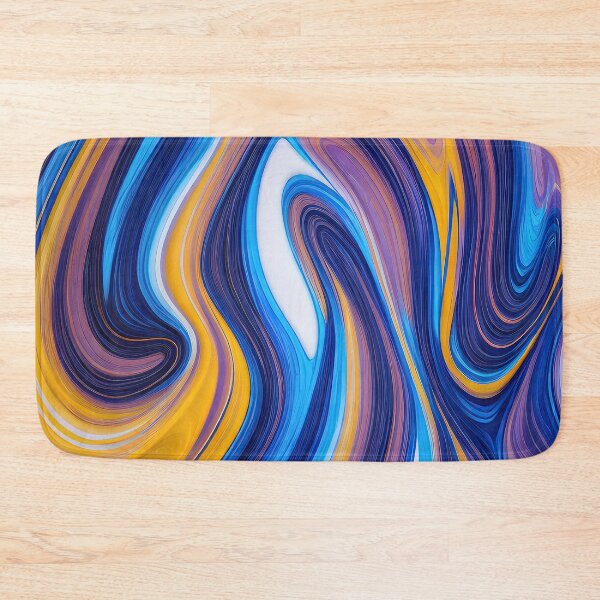 Item preview, Abstract 07 - Enchanted Swirls  - Yellow Blue Purple designed and sold by Artekinium.