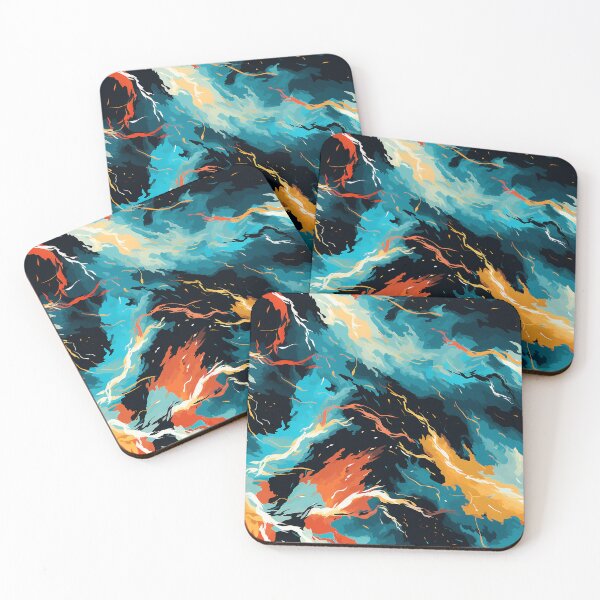 Item preview, Thunder Inspired Minimalist Art designed and sold by NatureArtDecor.