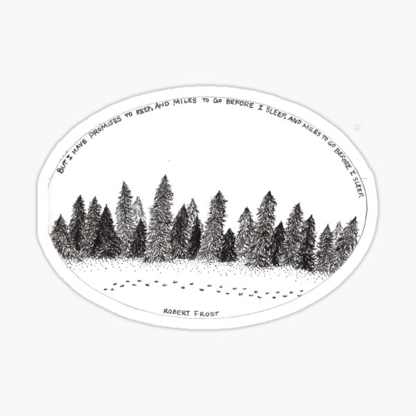 Item preview, Stopping by Woods on a Snowy Evening designed and sold by Mountain-Goat.