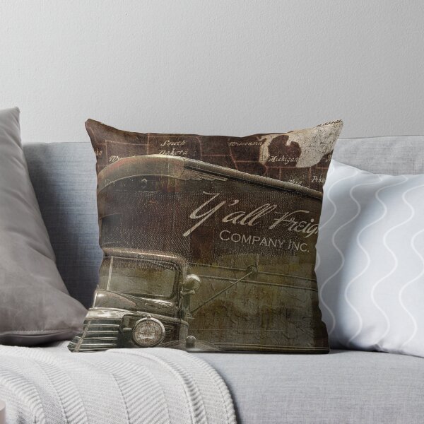 Item preview, Vintage Trucker Road Travel USA designed and sold by Sasha Art Gallery.