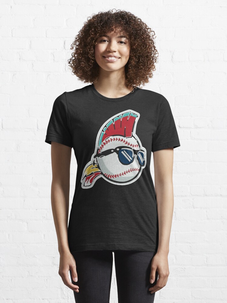Major League - Mohawk Baseball - Men's Short Sleeve Graphic T-Shirt, Size: Small, Yellow