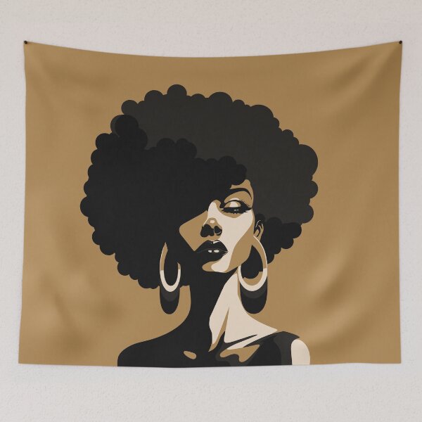 Item preview, African Woman artwork Nº21C designed and sold by Bauani.