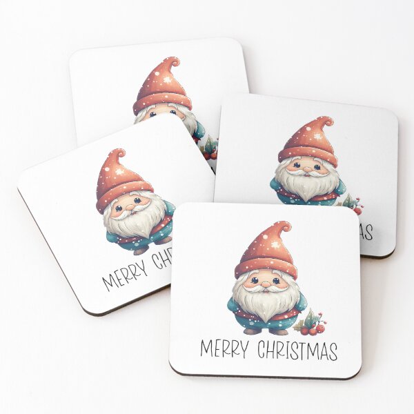 Item preview, Merry Christmas  Cute Christmas gnome in red hat designed and sold by Inktown.