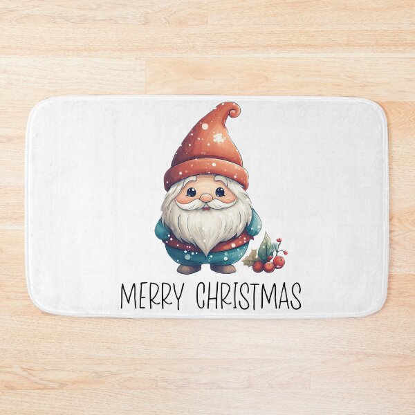 Item preview, Merry Christmas  Cute Christmas gnome in red hat designed and sold by Inktown.