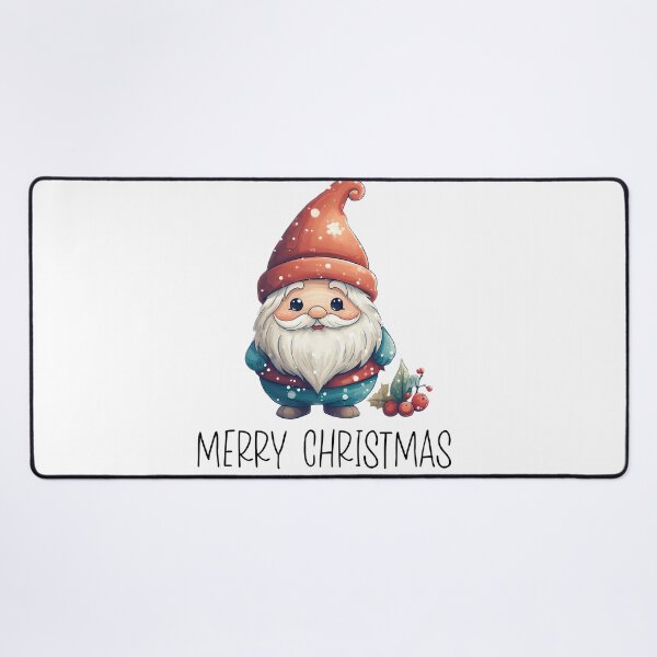 Item preview, Merry Christmas Cute Christmas gnome in red hat designed and sold by Inktown.