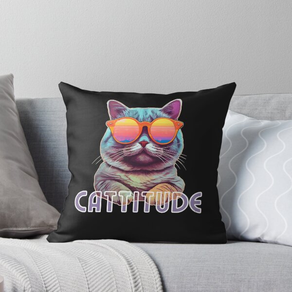 Item preview, Retro Cool Cattitude Sunglasses designed and sold by Allie Penrose.