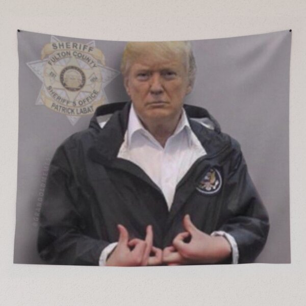 Item preview, Trump mugshot meme gang designed and sold by NIL00.