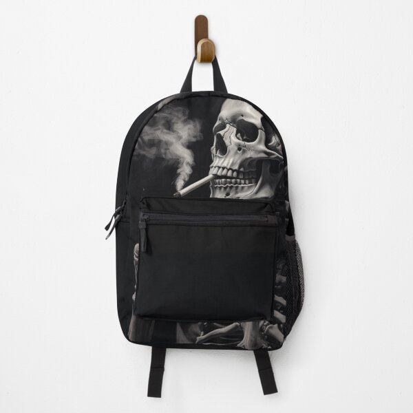 Item preview, Charcoal Sketch skeleton smoking designed and sold by PatternDesignh.