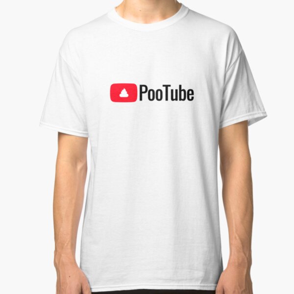 In Those Awkward Social Moments, Reach For PooTube - Reliable & Rewarding! Classic T-Shirt