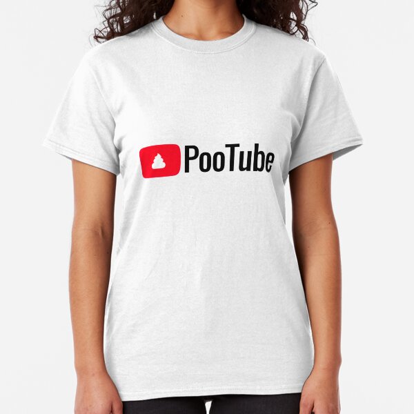 In Those Awkward Social Moments, Reach For PooTube - Reliable & Rewarding! Classic T-Shirt