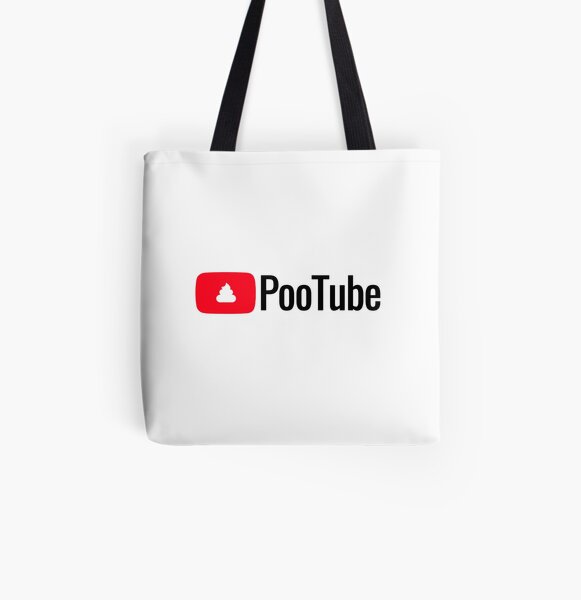 In Those Awkward Social Moments, Reach For PooTube - Reliable & Rewarding! All Over Print Tote Bag