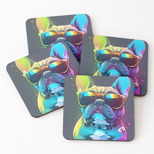 Item preview, French Bulldog With Glasses | No.1 designed and sold by soliduxo.