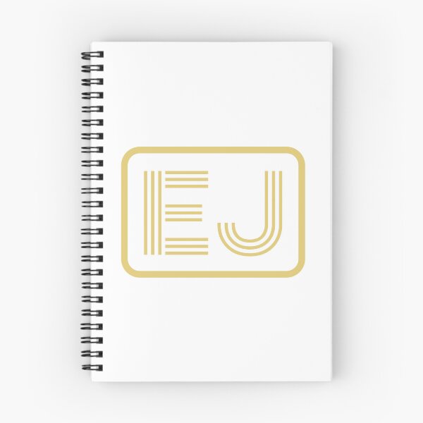 Artikelvorschau, EJ-Initialen goldene geometrische Buchstaben entworfen und verkauft von Jeallan Designs.