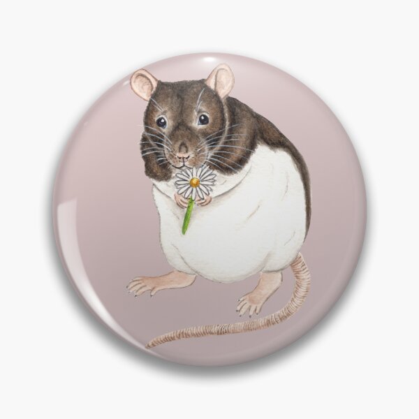 Item preview, Hooded Rat with Daisy designed and sold by WolfySilver.