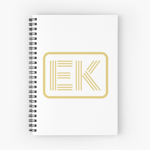 Item preview, EK Initials Gold Geometric Letters designed and sold by Jeallan Designs.