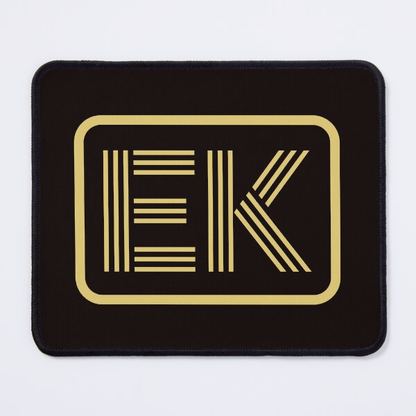 Item preview, EK Initials Gold Geometric Letters designed and sold by Jeallan Designs.
