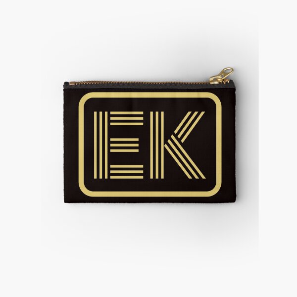 Item preview, EK Initials Gold Geometric Letters designed and sold by Jeallan Designs.