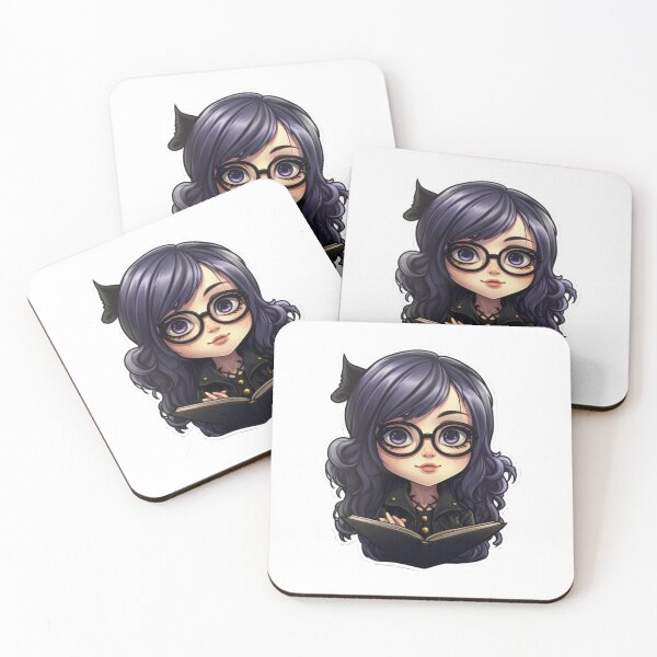 Item preview, Chica gótica nerd (fondo blanco) designed and sold by Tabuku.