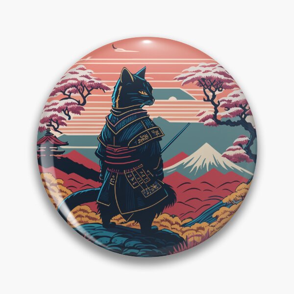 Item preview, Samurai cat designed and sold by Aesthetic-Verse.