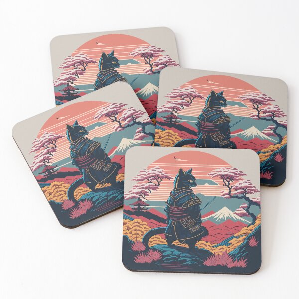 Item preview, Samurai cat designed and sold by Aesthetic-Verse.