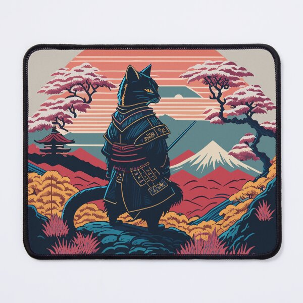 Item preview, Samurai cat designed and sold by Aesthetic-Verse.
