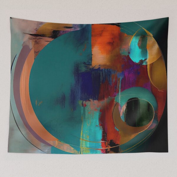 Item preview, Mesmerising Enigma Art Painting. Colourful Enigmatic Art 4 designed and sold by YOTA-ART.
