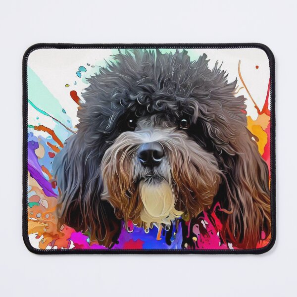 Item preview, Portuguese Water Dog Splash Art designed and sold by The Digital Compass.