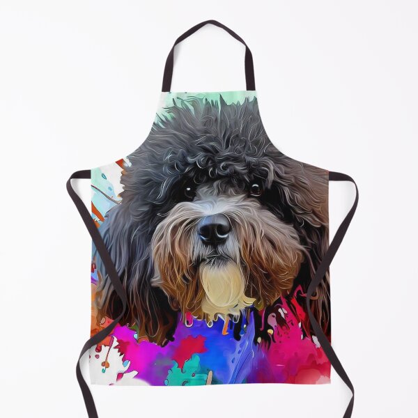 Item preview, Portuguese Water Dog Splash Art designed and sold by The Digital Compass.
