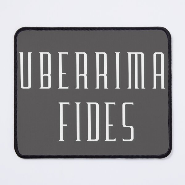 Item preview, Uberrima Fides Latin Phrase Meaning "Utmost Good Faith" Self-Awareness White & Gray Design designed and sold by LGbubble.