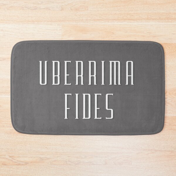Item preview, Uberrima Fides Latin Phrase Meaning "Utmost Good Faith" Self-Awareness White & Gray Design designed and sold by LGbubble.