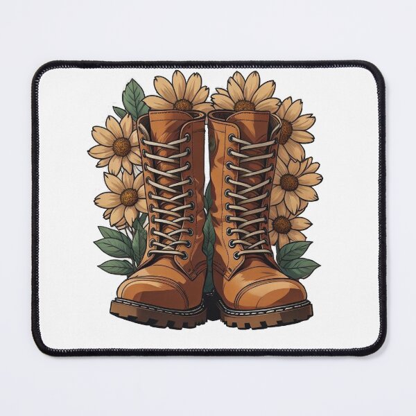 Item preview, boots with flowers growing designed and sold by KAYDEE01212 ✨.