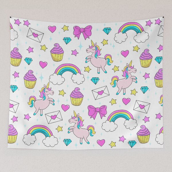 Item preview, Cute Unicorn Pattern designed and sold by ValentinaHramov.