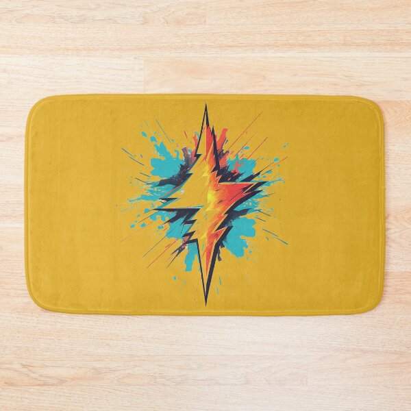 Item preview, Thunder Inspired Minimalist Art designed and sold by NatureArtDecor.