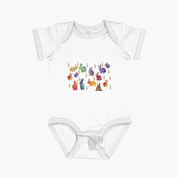 Rabbit's heaven Short Sleeve Baby One-Piece