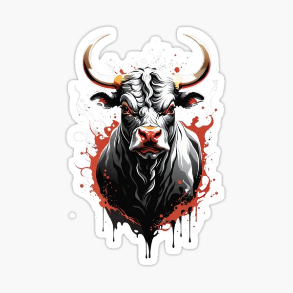 Bad Bull;  Sticker for Sale by StickerApe