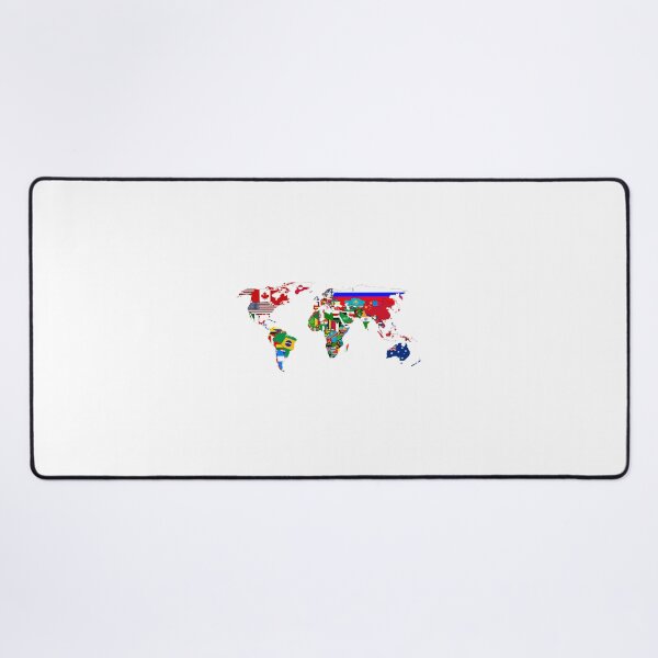 Item preview, World Flags Map   	 designed and sold by tevfdrbbgs9.
