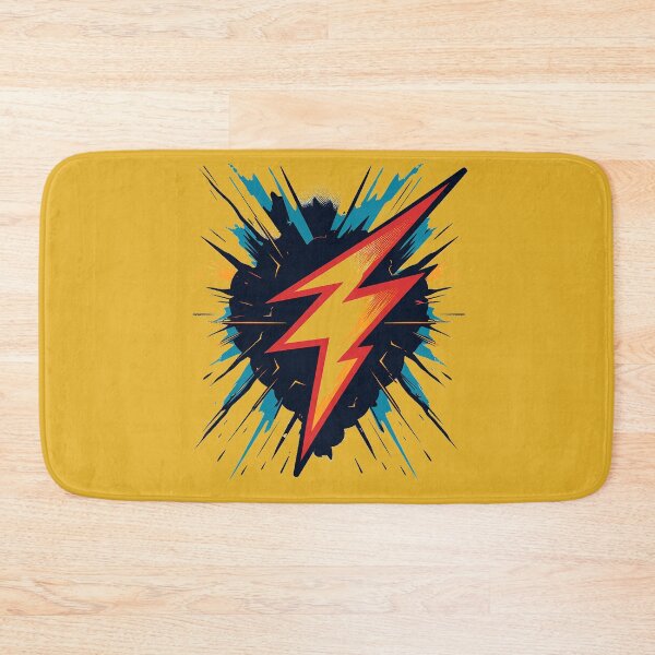 Item preview, Thunder Inspired Minimalist Art designed and sold by NatureArtDecor.