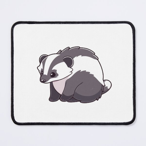 Item preview, Cute black and white badger designed and sold by SundayDonuts.