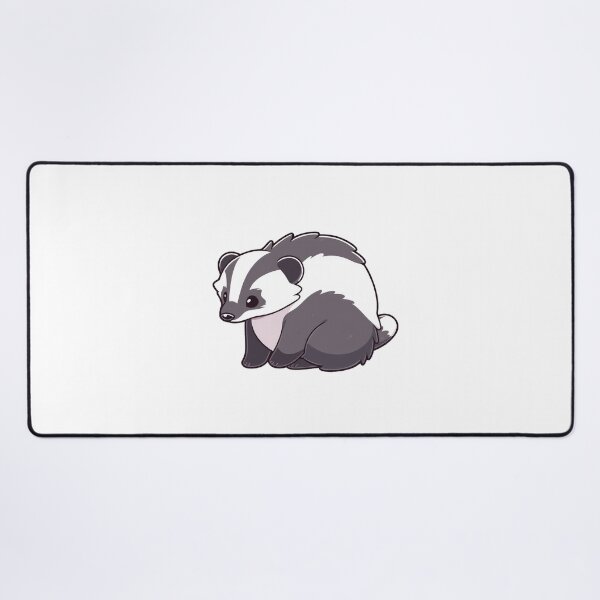 Item preview, Cute black and white badger designed and sold by SundayDonuts.
