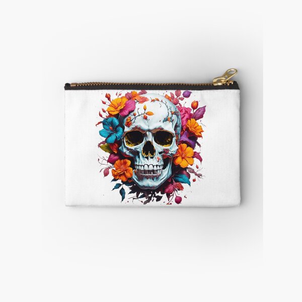 Item preview, Skull with Roses and Flowers designed and sold by rhashhab.
