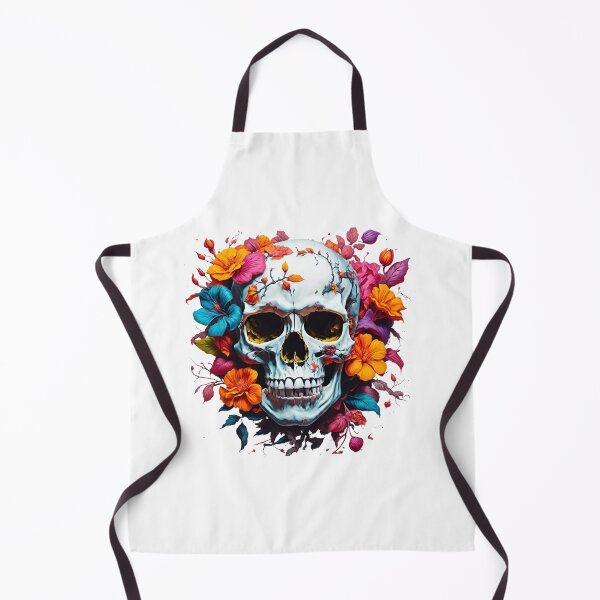 Item preview, Skull with Roses and Flowers designed and sold by rhashhab.