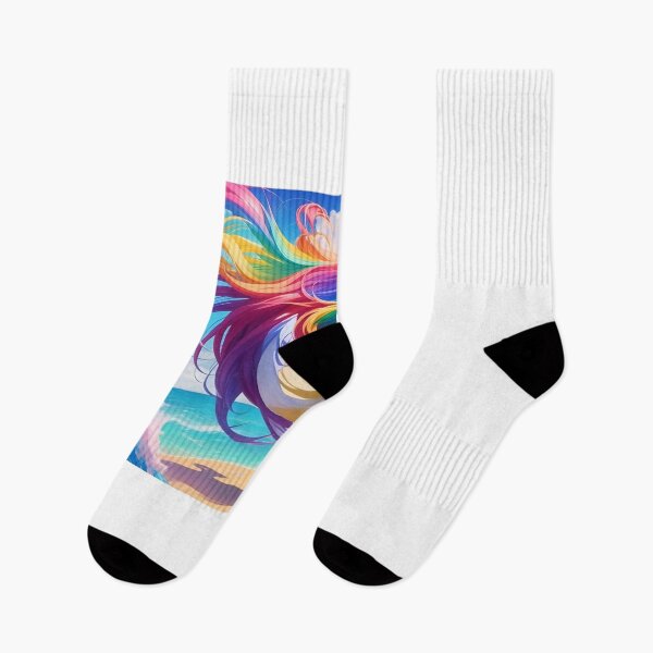 Item preview, ANIME STYLE , RAINBOW DESIGN , BEAUTIFULL , CLASSIC T-SHIRT DESIGN designed and sold by AyushAIImage01.