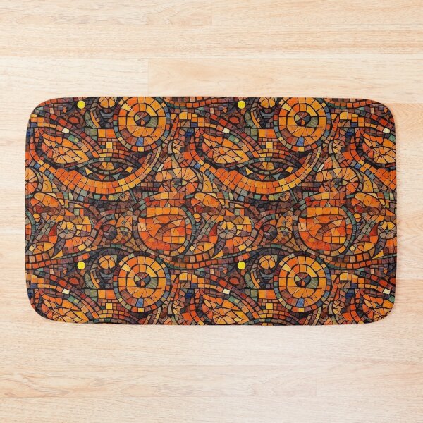 Item preview, Autumn Colors Mosaic Seamless Pattern designed and sold by Offsite.